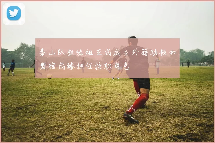 泰山队教练组正式成立外籍助教加盟宿茂臻担任挂职角色